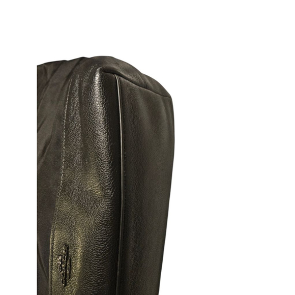 Coach Black Nylon Leather Trim Tote Bag One Size - Picture 12 of 16